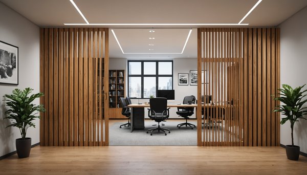 Cloison amovible bois design : l'innovation au service des bureaux